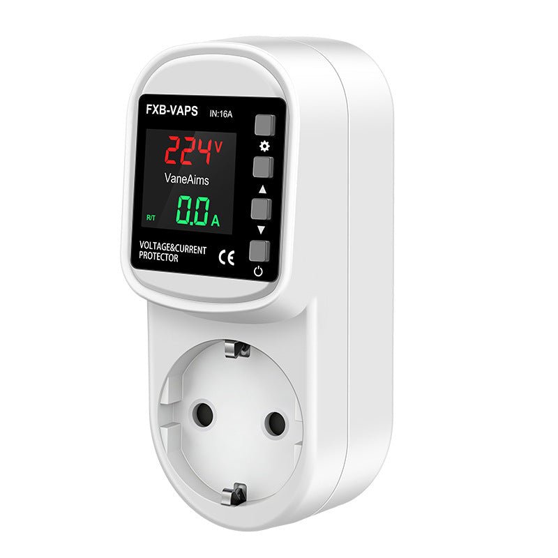 Prise de protection auto-réarmable surtension/sous-tension pour climatiseur 3500W - IVOIRART.COM