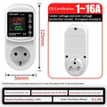 Prise de protection auto-réarmable surtension/sous-tension pour climatiseur 3500W - IVOIRART.COM
