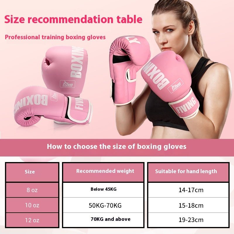 Professional Women's Boxing Glove Sanda Fight Fighting Morandi Boxing Gloves Training Gloves - IVOIRART.COM