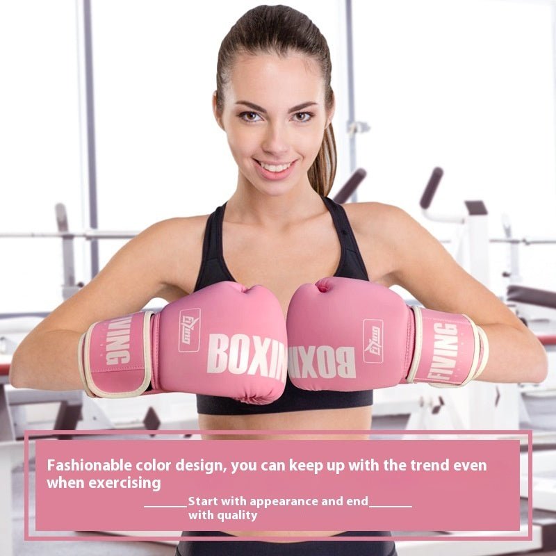 Professional Women's Boxing Glove Sanda Fight Fighting Morandi Boxing Gloves Training Gloves - IVOIRART.COM