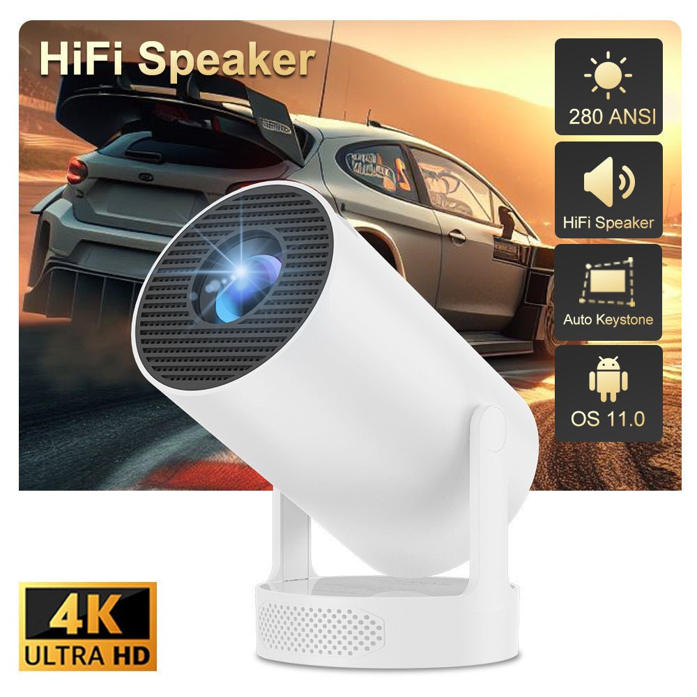 Projecteur HD Mini Portable pour la Maison en Forme de Pistolet, Compact et Puissant - IVOIRART.COM