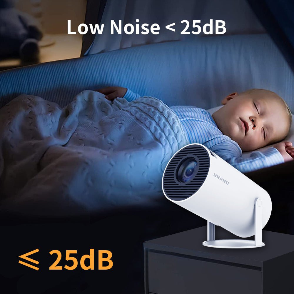 Projecteur HD portable pour la maison - modèle d'entrée X2, 60 W, 720p, 20 000 lumens LCD - IVOIRART.COM