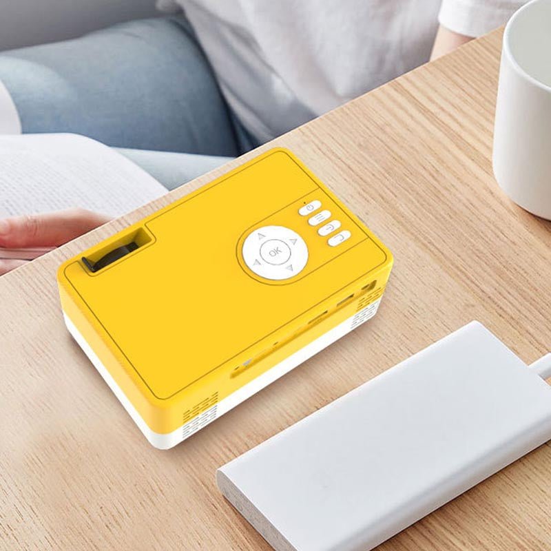 Projecteur HD portable sans fil - Cinéma maison écran virtuel, compact et puissant - IVOIRART.COM