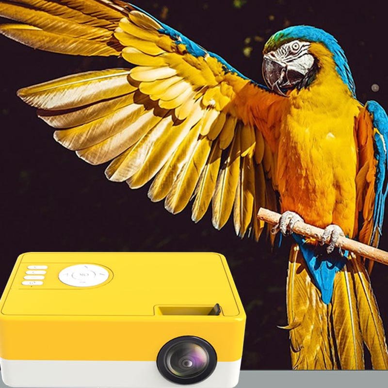 Projecteur HD portable sans fil - Cinéma maison écran virtuel, compact et puissant - IVOIRART.COM