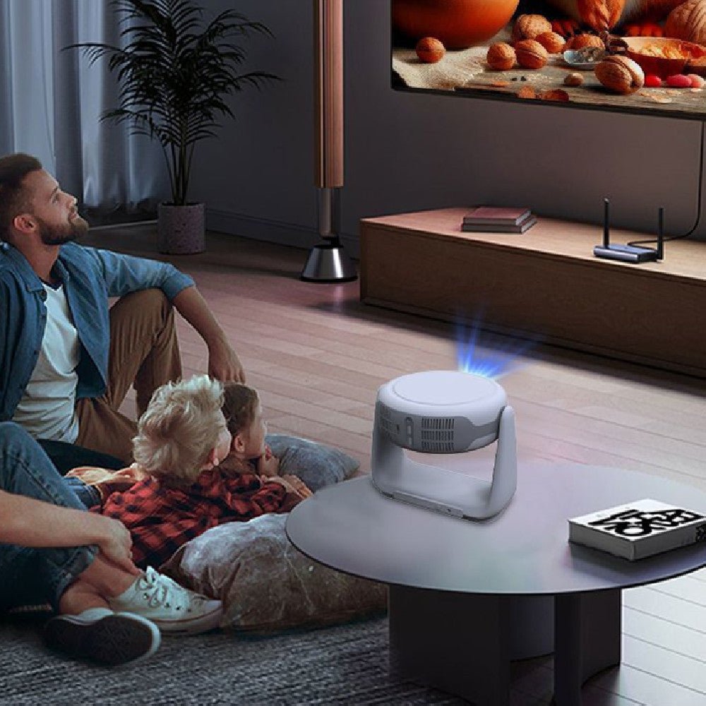 Projecteur intelligent 5G vocal HD 4K pour maison, mur direct, wifi automatique - IVOIRART.COM