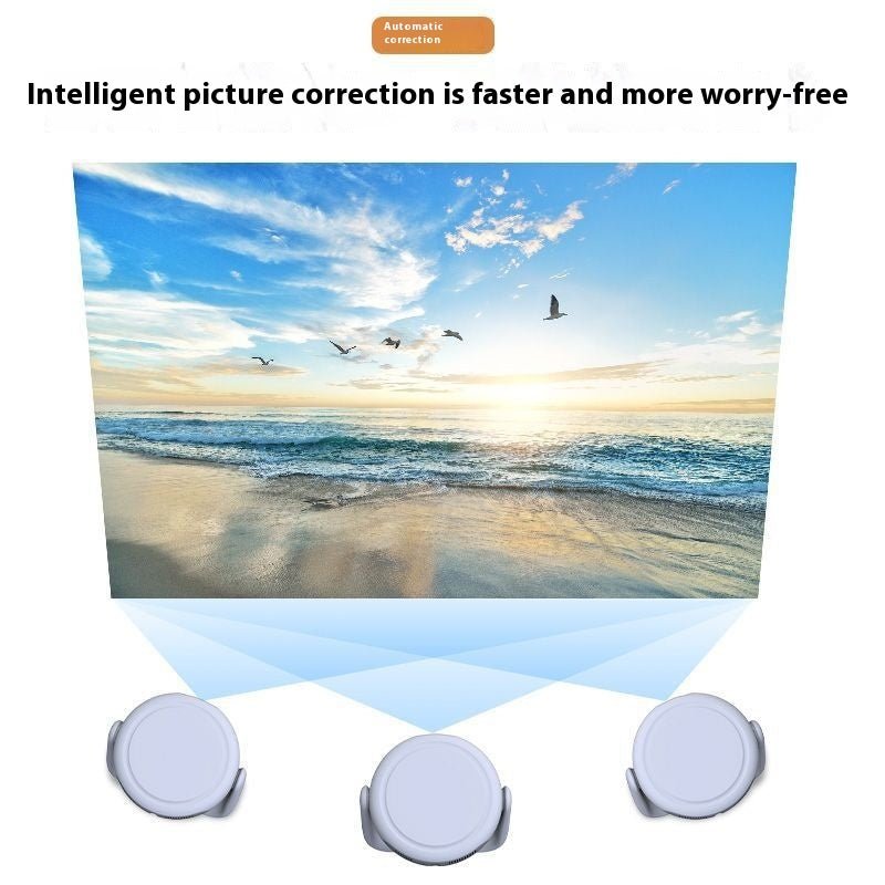 Projecteur intelligent 5G vocal HD 4K pour maison, mur direct, wifi automatique - IVOIRART.COM