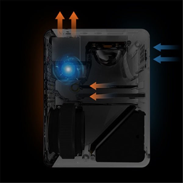 Projecteur intelligent USB compact 20W avec résolution 320 x 240 et projection frontale - IVOIRART.COM