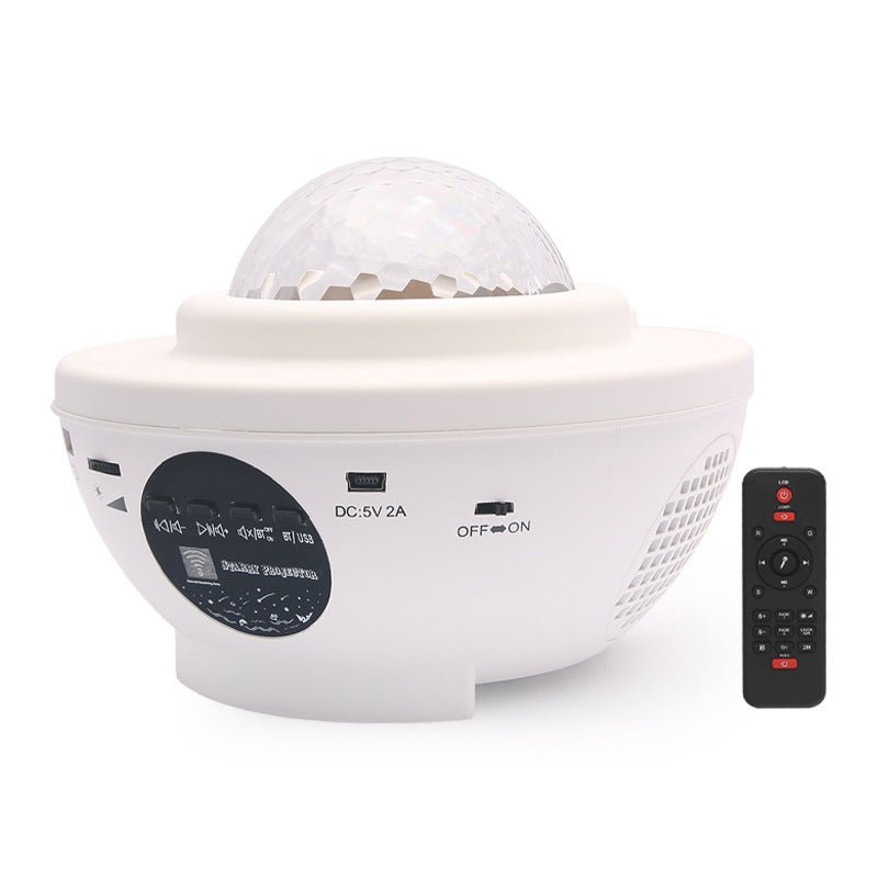 Projecteur lumineux musical LED Bluetooth avec ciel étoilé et sécurité papillon - IVOIRART.COM