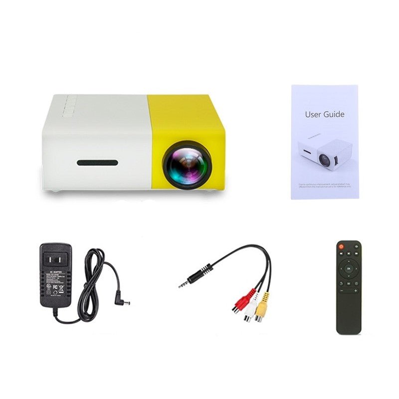 Projecteur Mini LED Haute Définition 1080P Portable et Compact pour Voyage - IVOIRART.COM