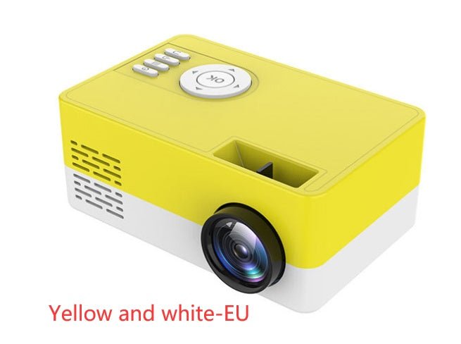 Projecteur numérique portable LED mini pour divertissement à domicile, cadeau idéal - IVOIRART.COM