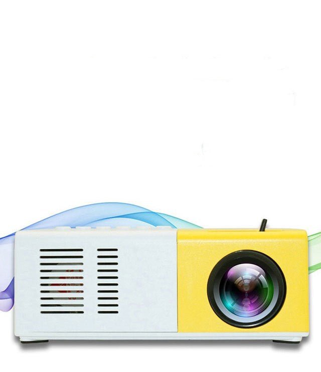 Projecteur numérique portable LED mini pour divertissement à domicile, cadeau idéal - IVOIRART.COM
