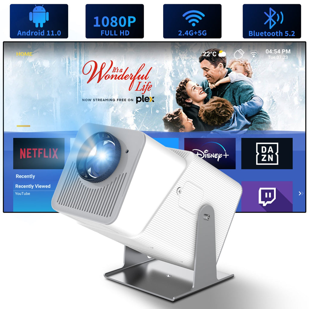 Projecteur portable 4K PTZ Mini H713 — 720P, 260 ANSI lumens, Wi‑Fi international - IVOIRART.COM