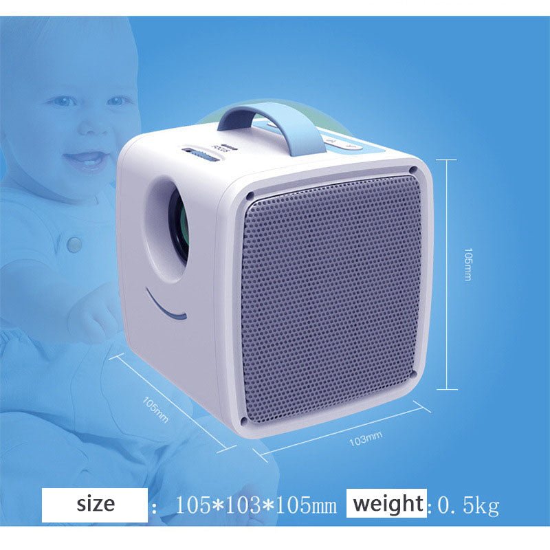 Projecteur portable LED pour enfants 1080P HD - Support USB/HDMI/AV, facile mini - IVOIRART.COM