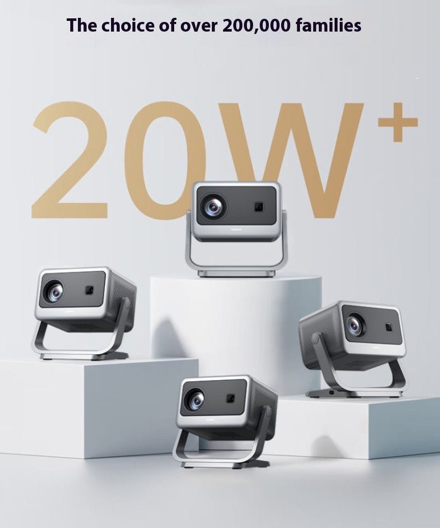 Projecteur PTZ 1080p pour cinéma maison et chambre — Full HD, 300ANSI, 75W AutoAF - IVOIRART.COM