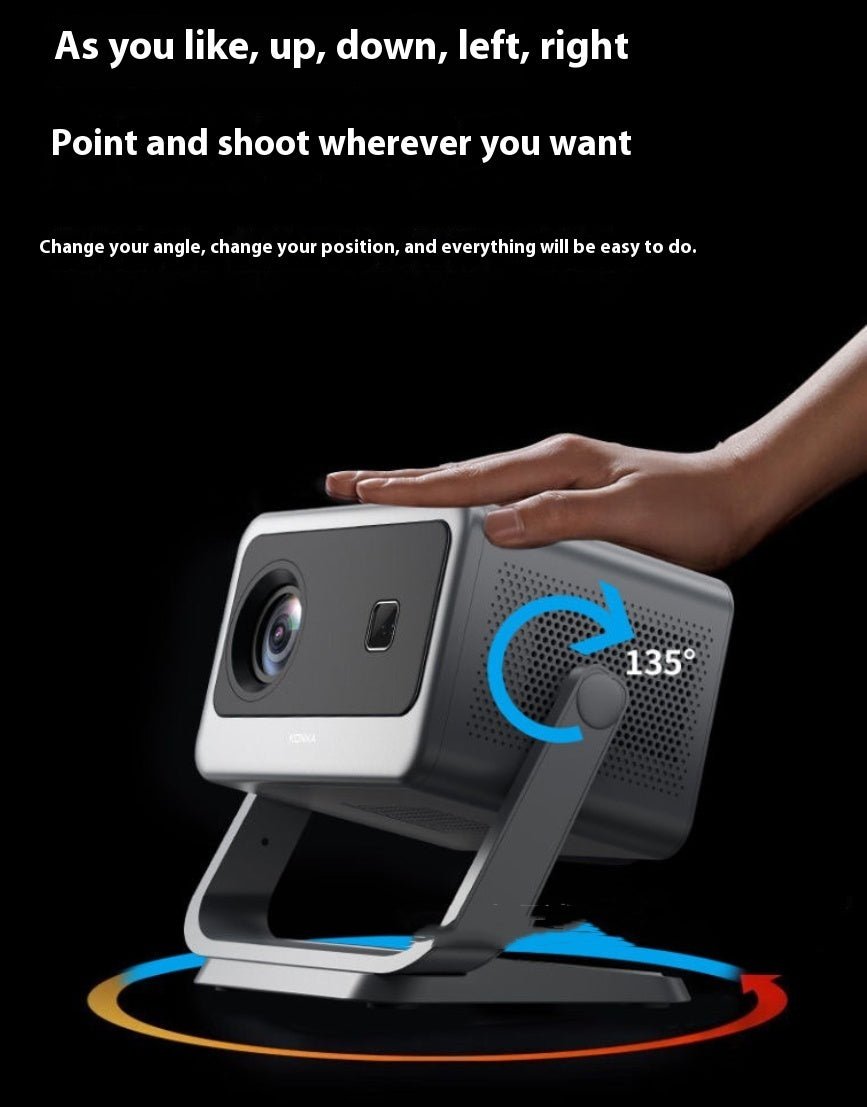 Projecteur PTZ 1080p pour cinéma maison et chambre — Full HD, 300ANSI, 75W AutoAF - IVOIRART.COM