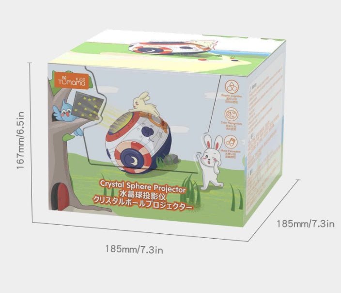 Projecteur Veilleuse Ciel Étoilé pour Enfants avec Sons Animaux et Musique - IVOIRART.COM