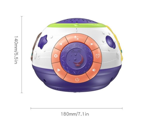 Projecteur Veilleuse Ciel Étoilé pour Enfants avec Sons Animaux et Musique - IVOIRART.COM