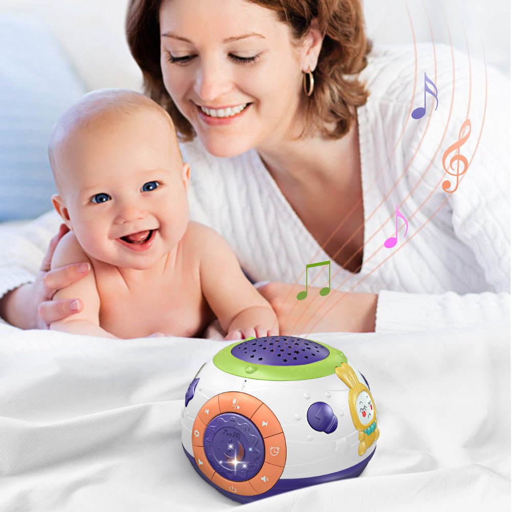 Projecteur Veilleuse Ciel Étoilé pour Enfants avec Sons Animaux et Musique - IVOIRART.COM