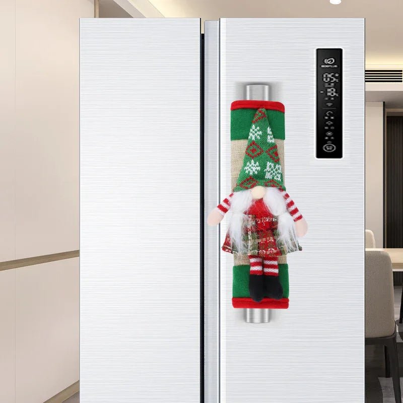 Protège - Poignée de Porte de Réfrigérateur de Noël Décorations Maison Festives - IVOIRART.COM
