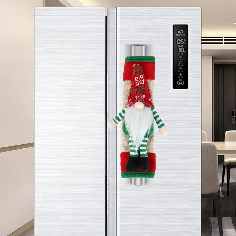 Protège - Poignée de Porte de Réfrigérateur de Noël Décorations Maison Festives - IVOIRART.COM
