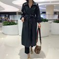 PU leather windbreaker motorcycle jacket coat - IVOIRART.COM