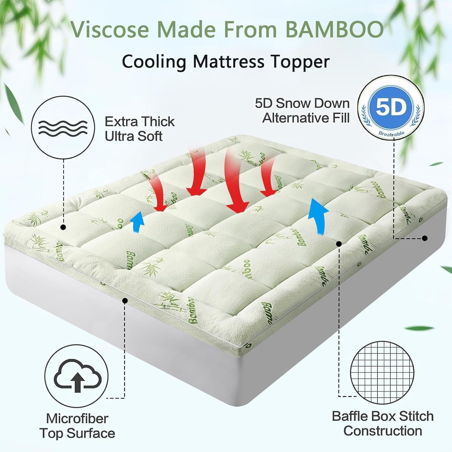 Quilted Thickened Mattress For Relieving Back Pain - IVOIRART.COM