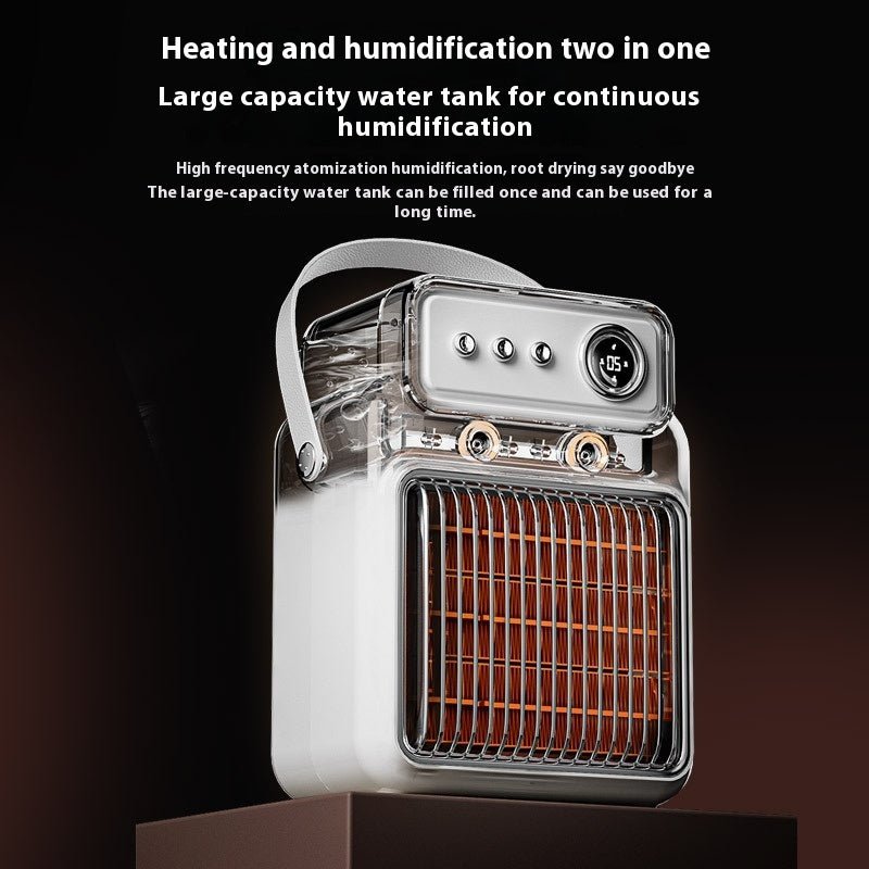 Radiateur d'Appoint 2-en-1 1200W avec Humidificateur et Protection Surchauffe - IVOIRART.COM