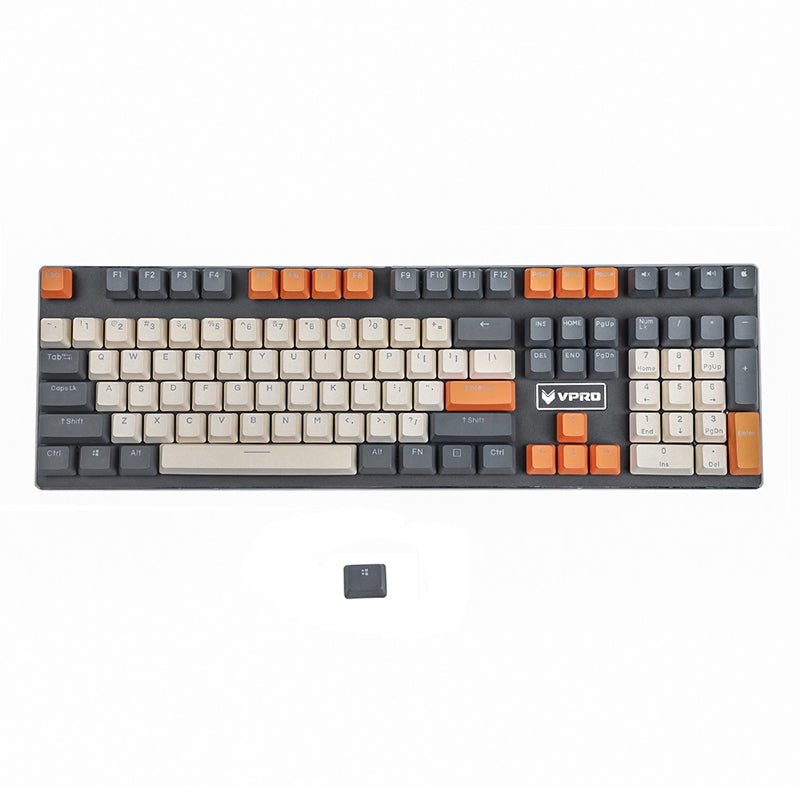 Rainbow Blue Enchantress Big Carbon 109-Key Mechanical KKeyboard Keycap - IVOIRART.COM