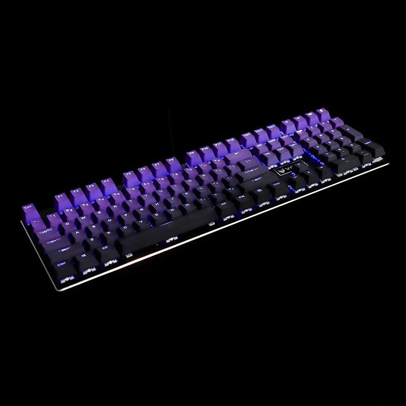Rainbow Blue Enchantress Big Carbon 109-Key Mechanical KKeyboard Keycap - IVOIRART.COM