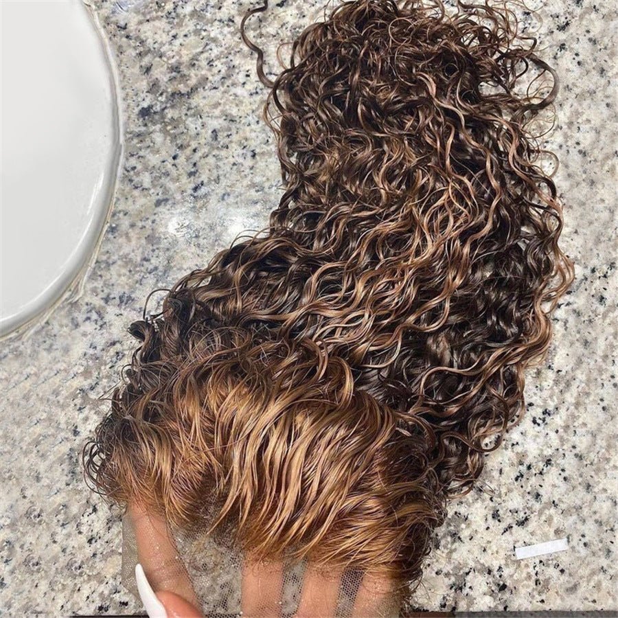 Real Hair Highlighting Headgear Lace Frontal Wi - IVOIRART.COM