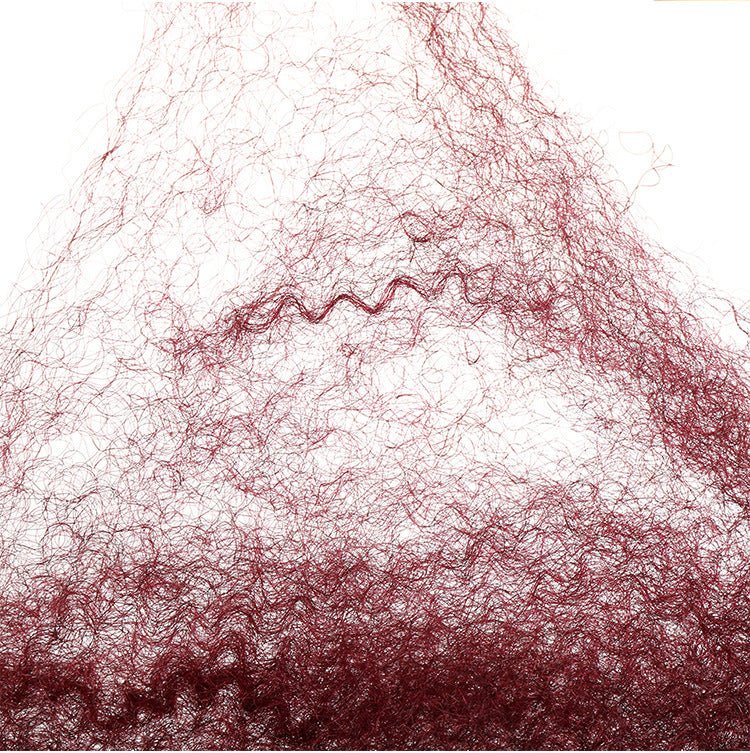 Real Human Hair Torn In Long Wig - IVOIRART.COM