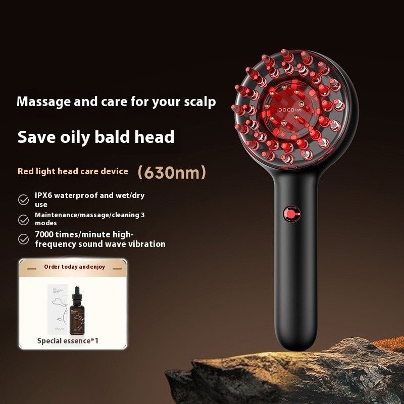 Red Light Scalp Care Scalp Cleaning Vibration Massage - IVOIRART.COM