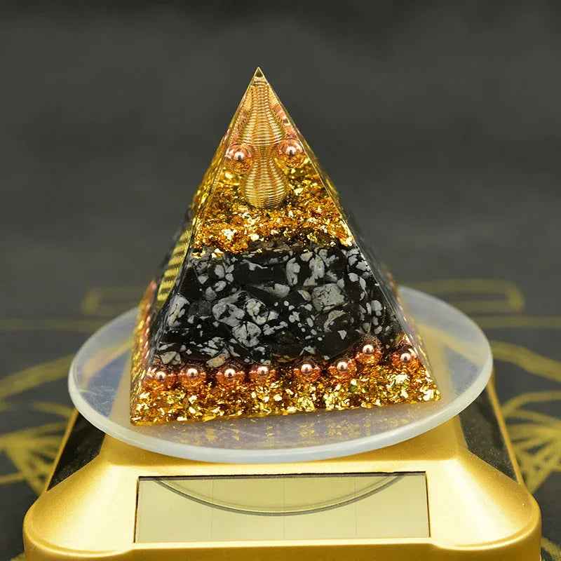 Orgone Pyramid Benefits: Reiki Orgonite Chakra Balancing Tool for Energy Healing - IVOIRART.COM