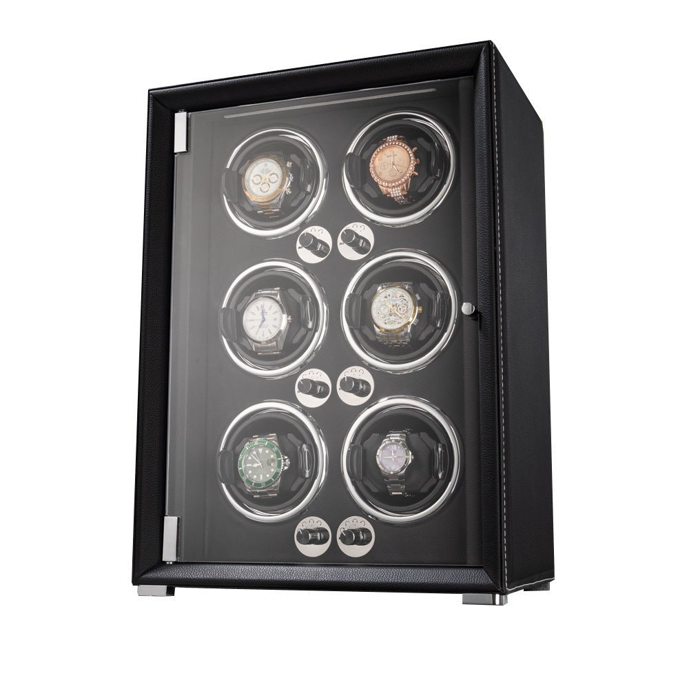 Remontoir automatique en cuir pour montres mécaniques, usage domestique élégant - IVOIRART.COM