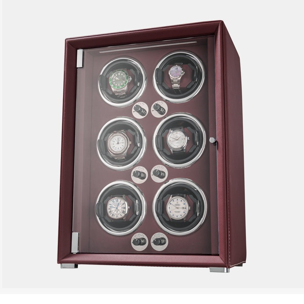 Remontoir automatique en cuir pour montres mécaniques, usage domestique élégant - IVOIRART.COM