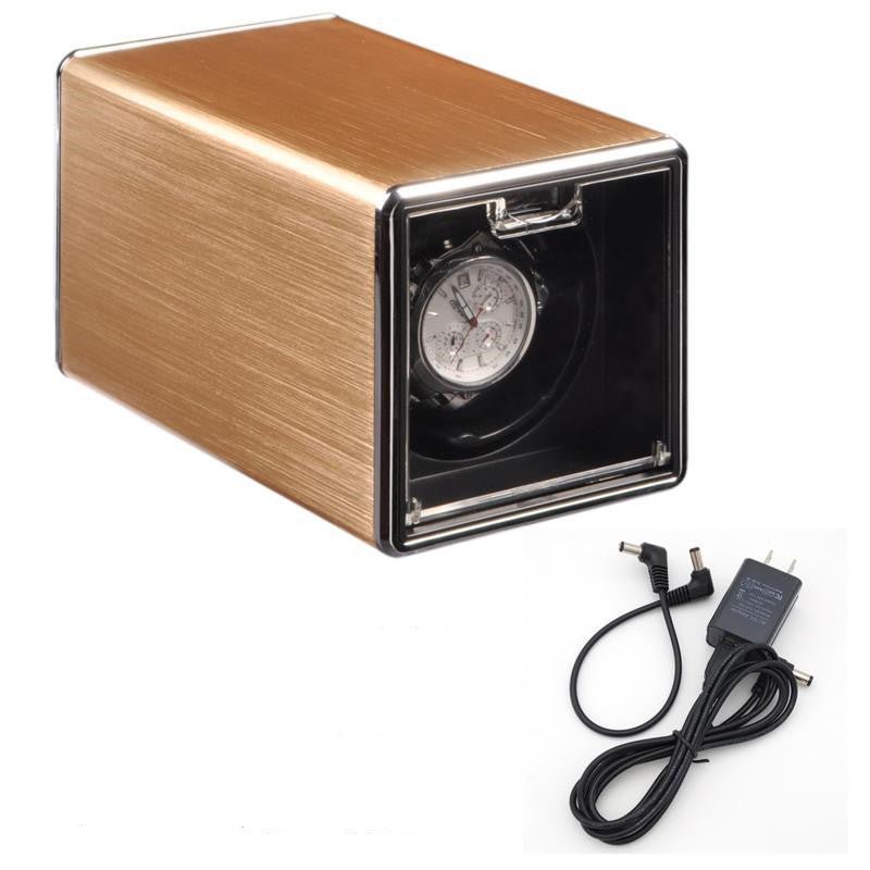 Remontoir Montre Automatique Boîte Cadeau Métallique 98x98x172mm Mètre Agitateur - IVOIRART.COM