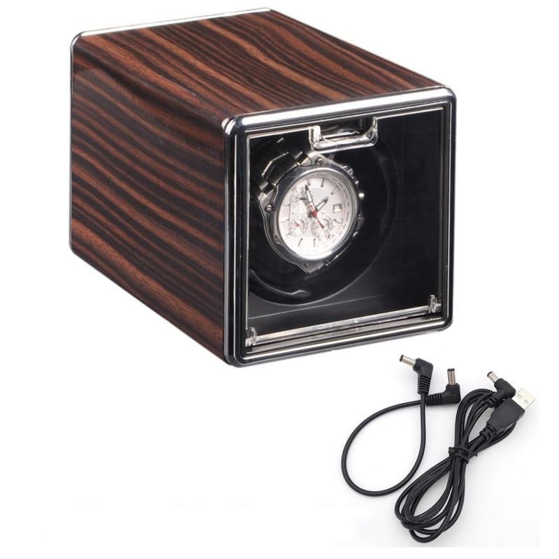 Remontoir Montre Automatique Boîte Cadeau Métallique 98x98x172mm Mètre Agitateur - IVOIRART.COM