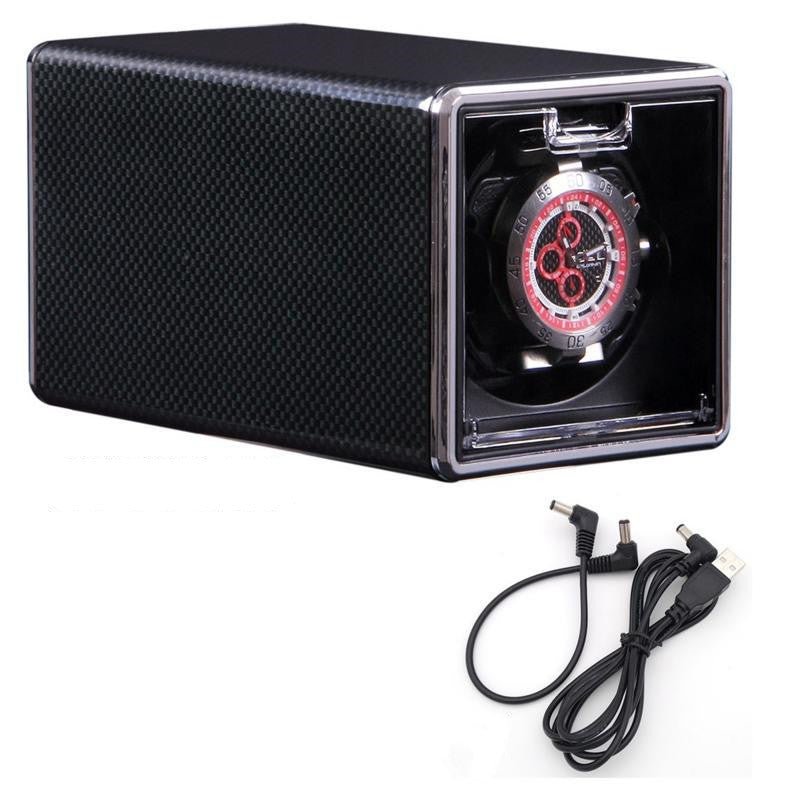 Remontoir Montre Automatique Boîte Cadeau Métallique 98x98x172mm Mètre Agitateur - IVOIRART.COM