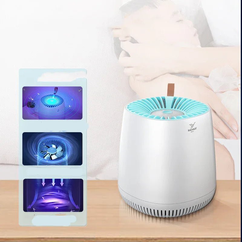 Répulsif Moustiques Silencieux pour Chambre de Femme Enceinte et Bébé, Aspiration et Capture - IVOIRART.COM