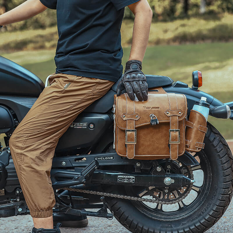 Retro Bilateral Large Capacity Leather Storage Bag - IVOIRART.COM