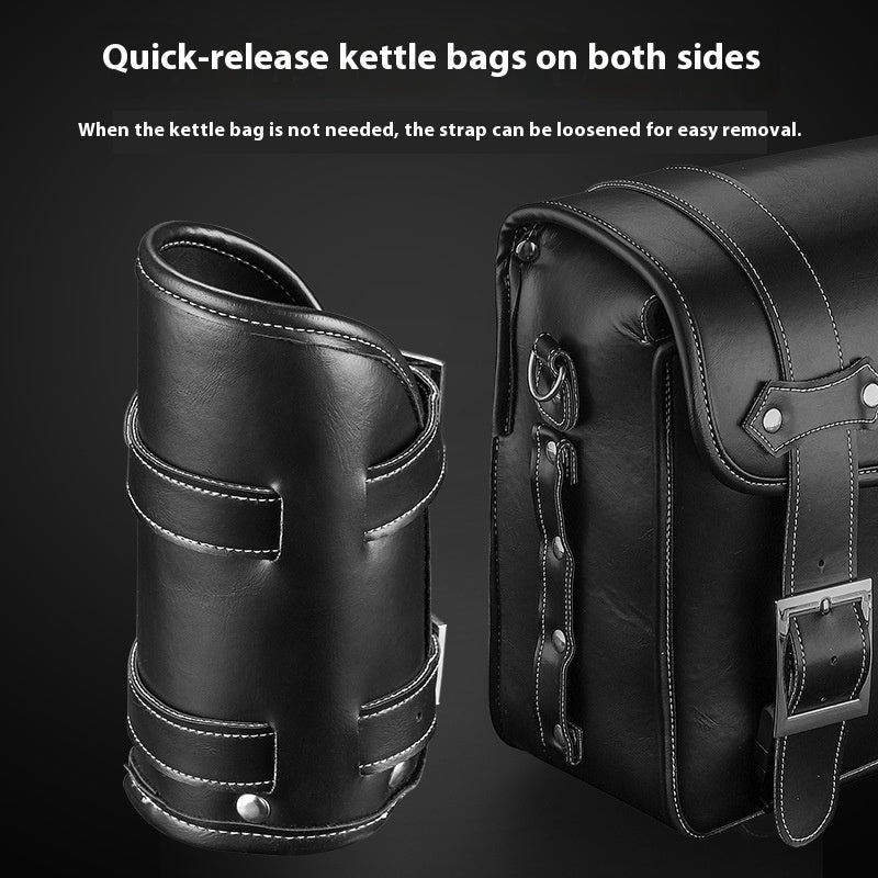 Retro Bilateral Large Capacity Leather Storage Bag - IVOIRART.COM