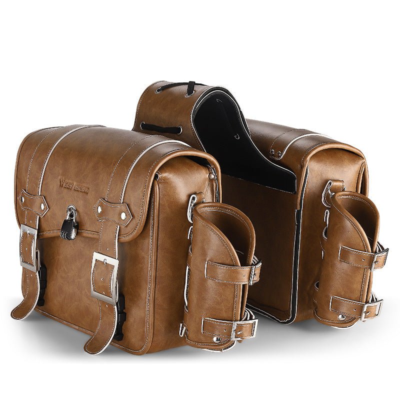 Retro Bilateral Large Capacity Leather Storage Bag - IVOIRART.COM