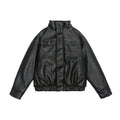 Retro Neutral Maillard Lamb Fur Coat Loose Leather Jacket Coat - IVOIRART.COM