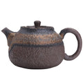 Retro Stoneware Teapot Stone Handmade Ceramic Kettle Chinese Tea Ceremony Supplies - IVOIRART.COM