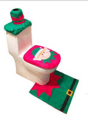 Rideau de Douche Noël Père Noël et Décorations de Toilette pour Salle de Bain - IVOIRART.COM