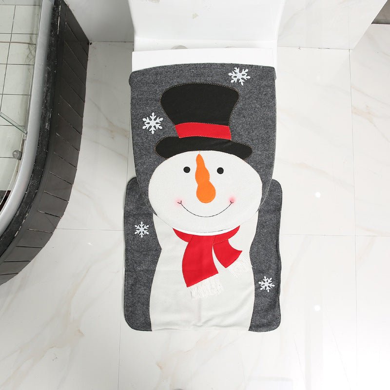 Rideau de Douche Noël Père Noël et Décorations de Toilette pour Salle de Bain - IVOIRART.COM