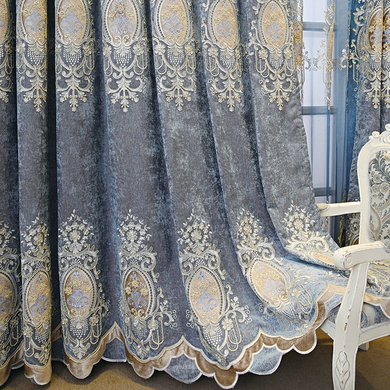 Rideaux occultants complets pour chambre à coucher - Nouveau modèle élégant et pratique - IVOIRART.COM