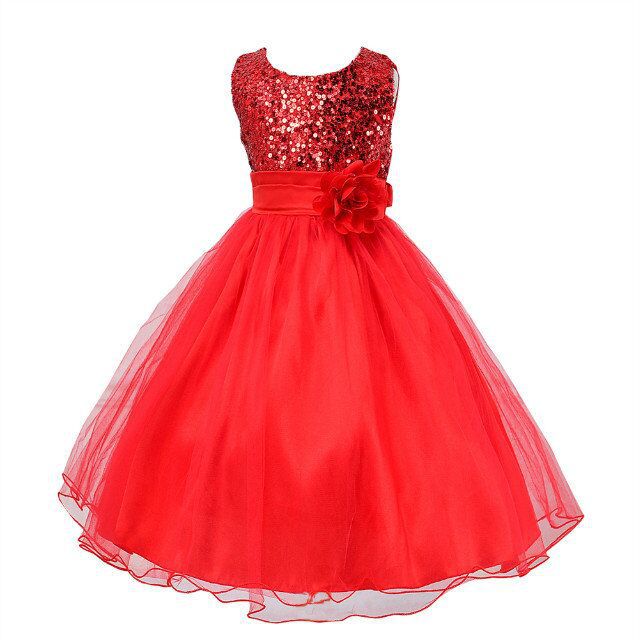 Robe à Paillettes pour Bébé, Demoiselle d'Honneur, Robe Princesse Mariage - IVOIRART.COM