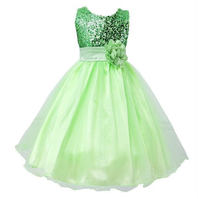 Robe à Paillettes pour Bébé, Demoiselle d'Honneur, Robe Princesse Mariage - IVOIRART.COM