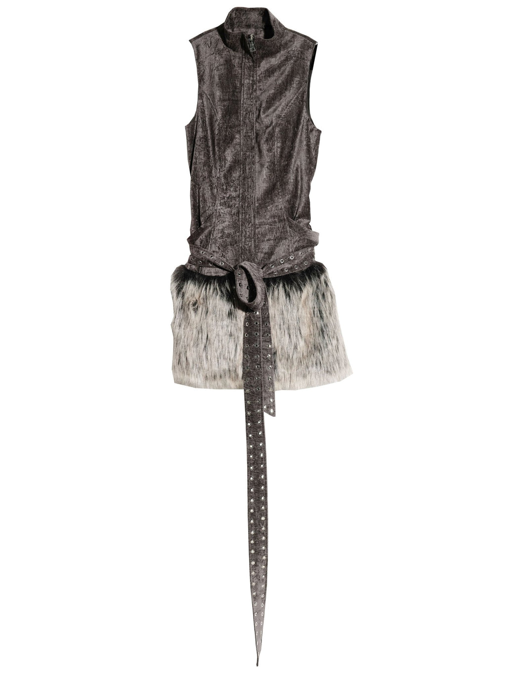 Robe chemisier matelassée à manches courtes et col montant pour femme élégante - IVOIRART.COM